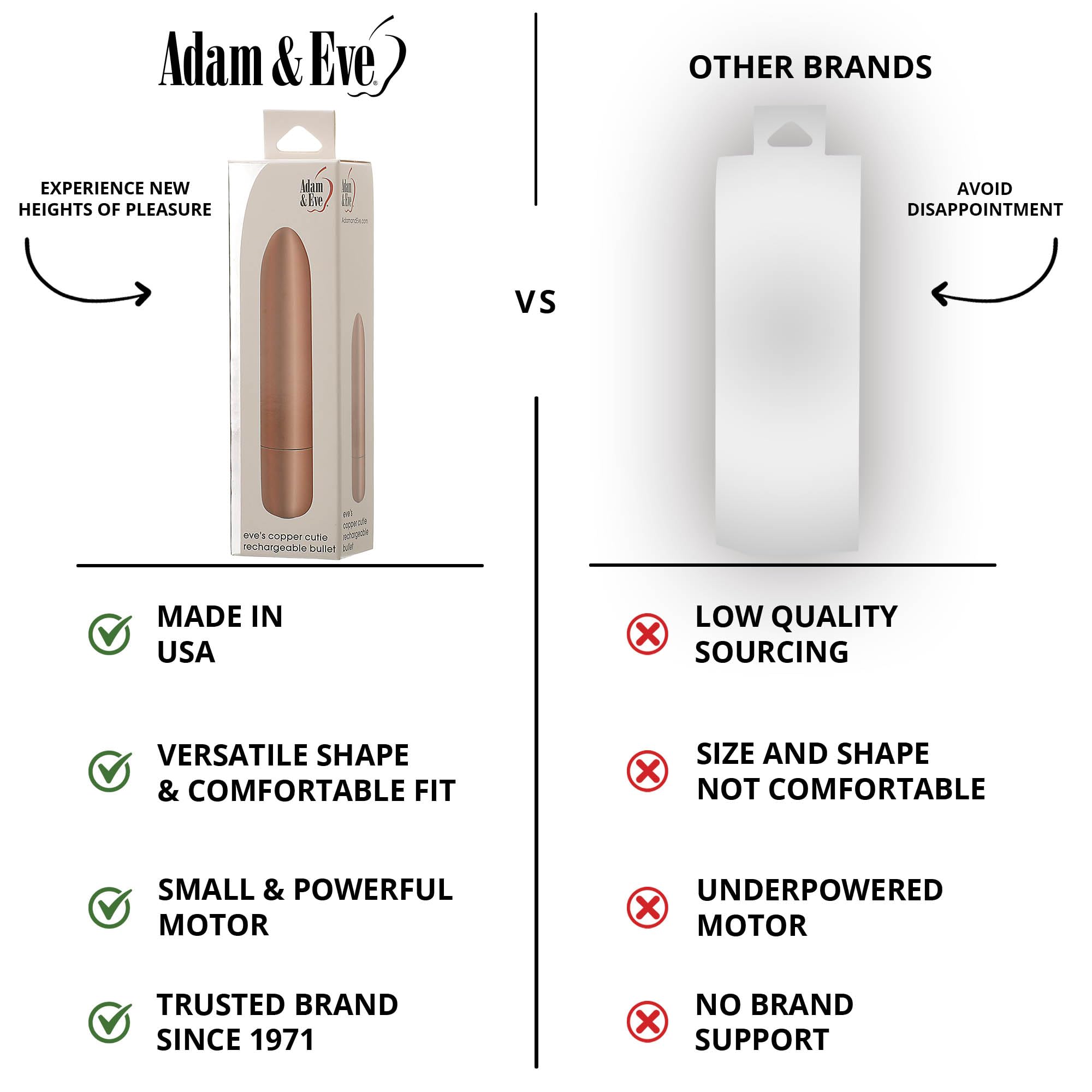 Adam and Eve Eve's 10 Function Cutie Rechargeable Bullet, Vibrating Dildo & Clitoral Massager, Personal Sexual Pleasure Tool for