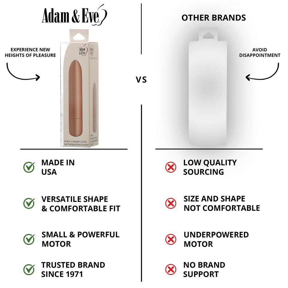 Adam and Eve Eve's 10 Function Cutie Rechargeable Bullet, Vibrating Dildo & Clitoral Massager, Personal Sexual Pleasure Tool for