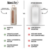 Adam and Eve Eve's 10 Function Cutie Rechargeable Bullet, Vibrating Dildo & Clitoral Massager, Personal Sexual Pleasure Tool for