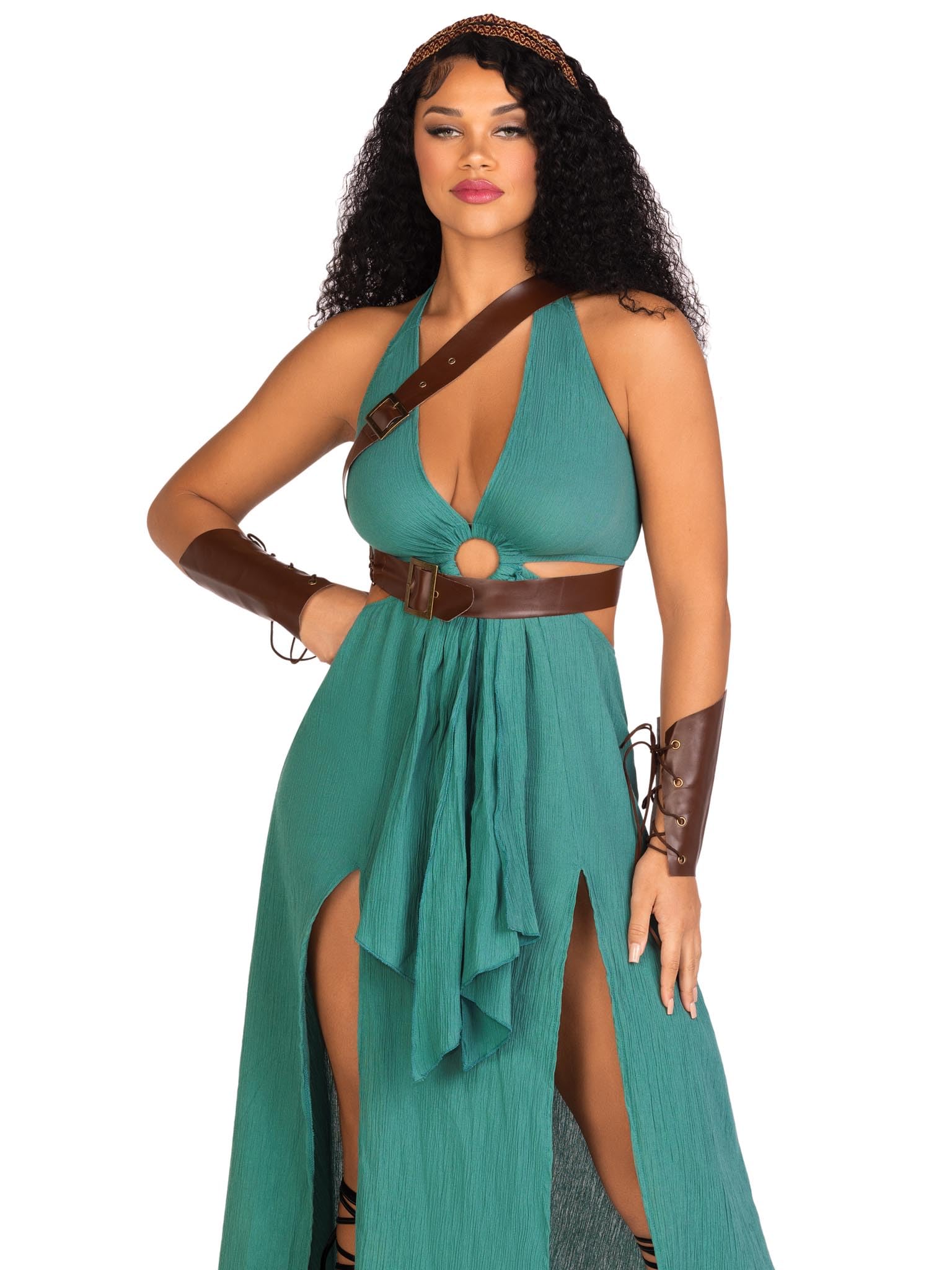 4Pc.Warrior Maiden,Dress,Arm C