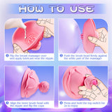 Nipple Toys Women Sex Toys - 3IN1 Rose Sex Toy Sex Machine with 10 Powerful Rotation Modes for Nipple Clitoral Stimulator Massag