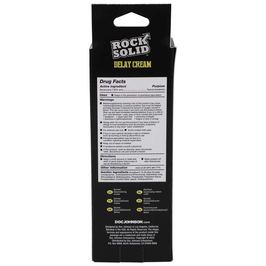 Rock Solid Delay Cream