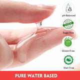 4 fl.oz. Strawberry Flavored Water Based Lubricant for Men Women, Sugar-Free Natural Feel Personal Lube for Couples Massage, Lon