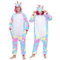 Spooktacular Creations Unicorn Pajama, Plush Unicorn Costume Adult Woman, One Piece Halloween Costume Men Sleepwear for Hallowee