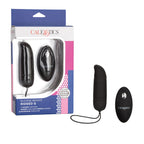 CalExotics Silicone Remote Ridged G Vibrator - Waterproof Sex Toys for Couples - 12 Vibe Function - Adult Vibe Egg Massager - Bl