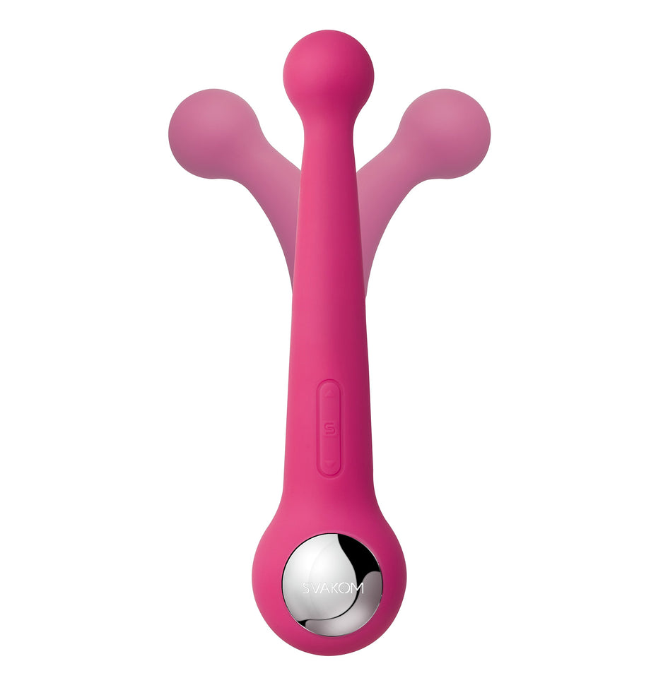 Svakom Bonnie - Rechargeable, Double Pleasure Vibrator - Waterproof Dildo - Vibrating Personal Massager - Sex Toys For Men, Wome