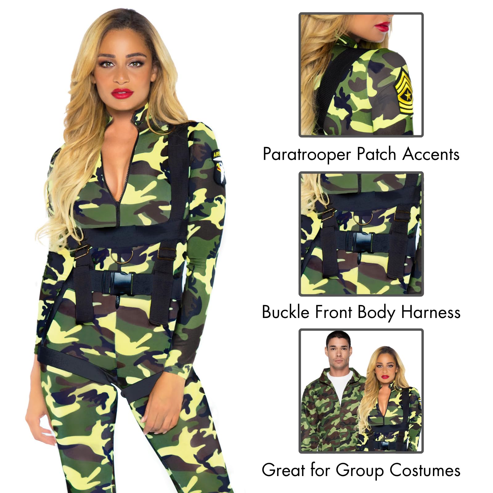 2Pc.Pretty Paratrooper,Zipper