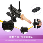 Y-NOT Automatic Sex Machine Gun Adult Toy Device with Realistic Dildo, Sex Massage Gun Masturbator for Women with 8 Thrusting Mo