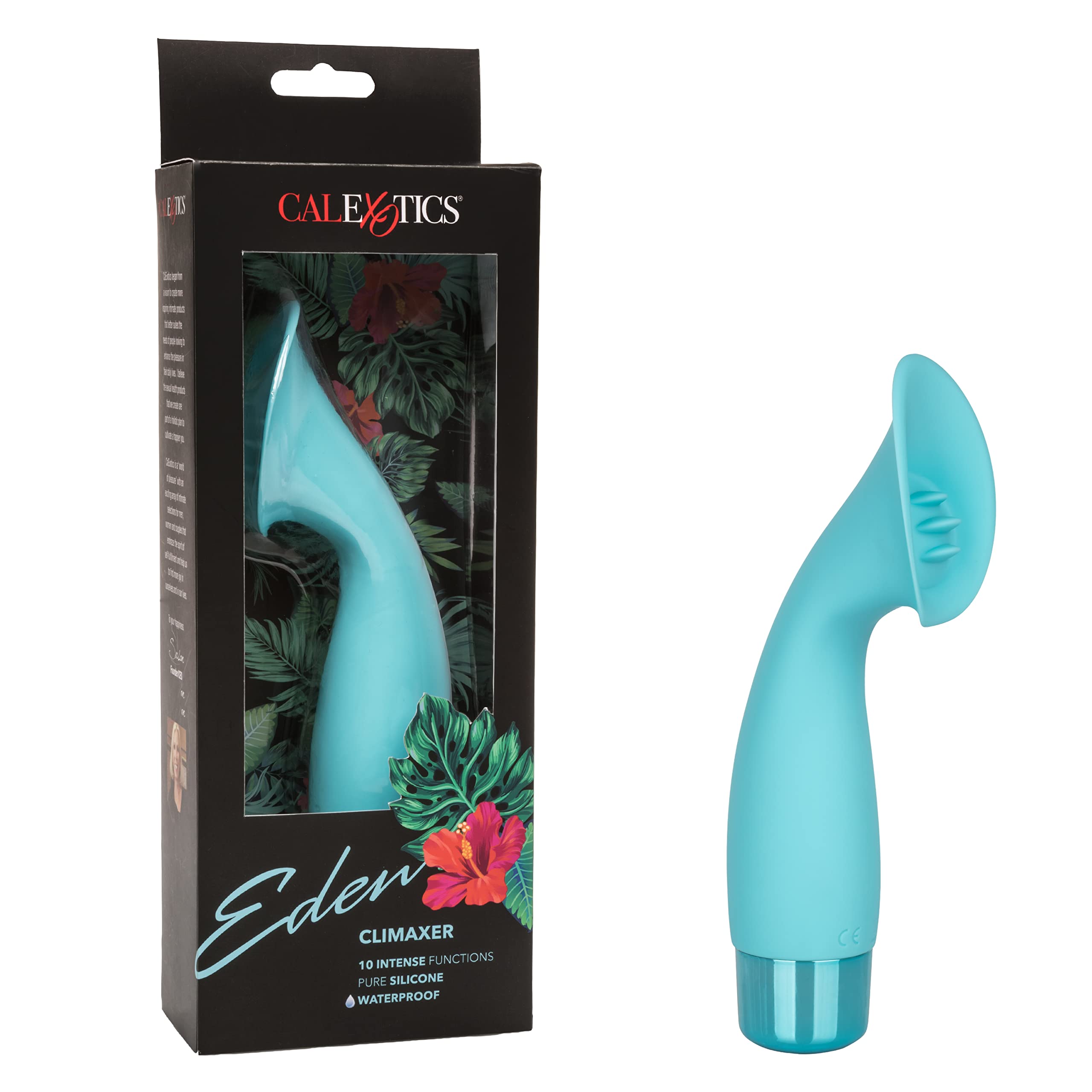 CalExotics Eden Climaxer, 10 Function Waterproof Silicone Clitoral Vibrator - SE-0736-45-3