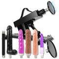 Sex Machine Thrusting Automatic Dildo Machine with Realistic Dildo and Suction Cup Adapter, WIMOSO Thrust Sex Machine for Women