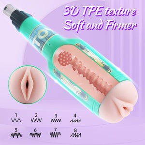 AUXFUN Sex Love Machine Adult Toy, 3XLR Connector Automatic Machines for Male and Female Masturbation, Automatic and Adjustable