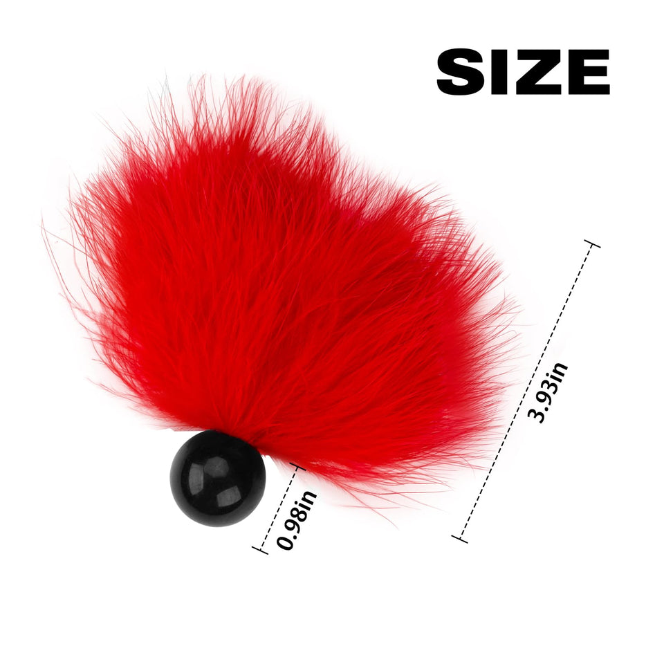 BDSM Adult Sexy Feather Teasing Toys Role Play Romantic Night Costume Feather for Male and Female(Pink)