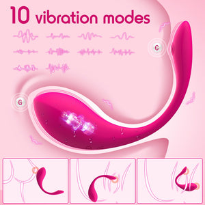 APP & Remote Control Wearable Vibrator, Women Sex Toys with 9 Vibration Modes, Female Sex Toys for Women Vibrater Soft and Quiet