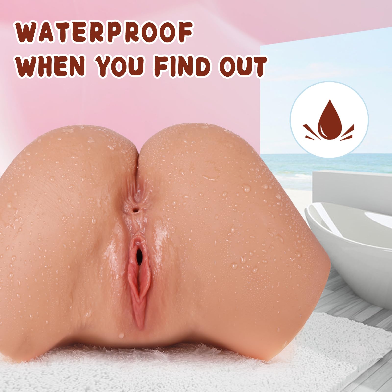 Sex Doll Realistic 9.2LB, Adult Toys Sex Dolls Ass 3D Soft Butt with Vagina Anal Sex for Men Masturbation, Sex Toy for Men Male