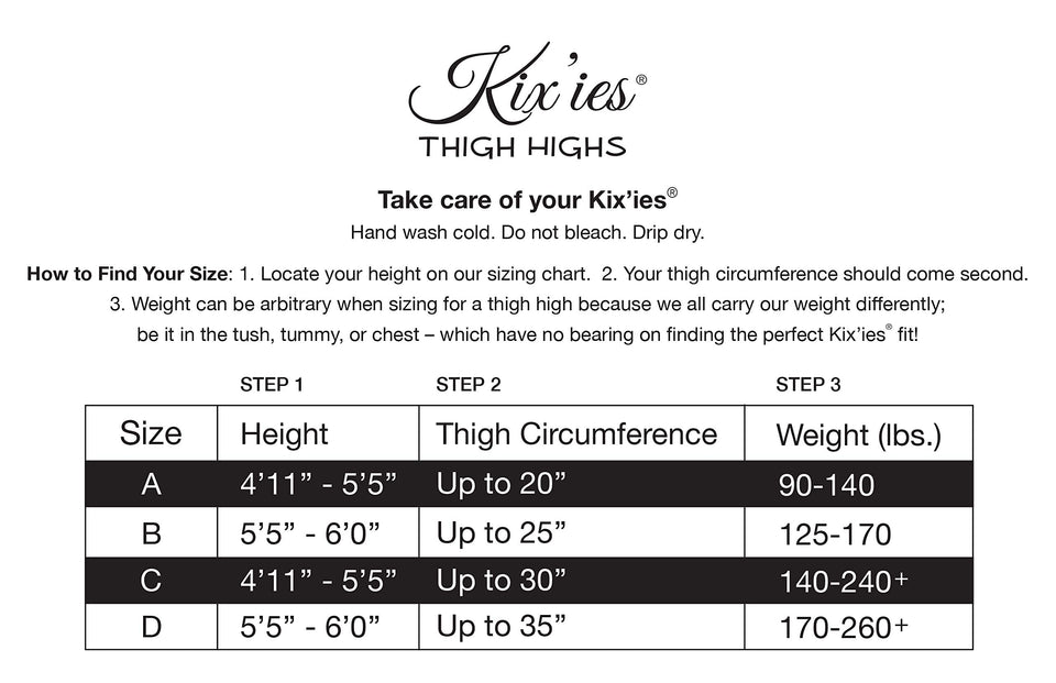 Kixies Stockings For Women  Thigh High Stockings With Noslip Grip Stay Ups Thigh Bands  Womens Thigh High Stockings Vanessa Ch
