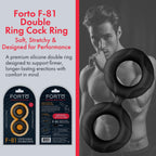 Forto F-81:Double Ring Liqu Sili 44mm Bk