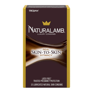 Trojan Naturalamb Luxury Latex-Free Condoms, 10 Count