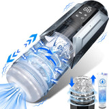 Automatic Male Masturbator Sex Toys - Penis Pump Male Sex Toys Pocket Pussy with 7 Sucking& Vibrating& Thrusting& Rotating Modes