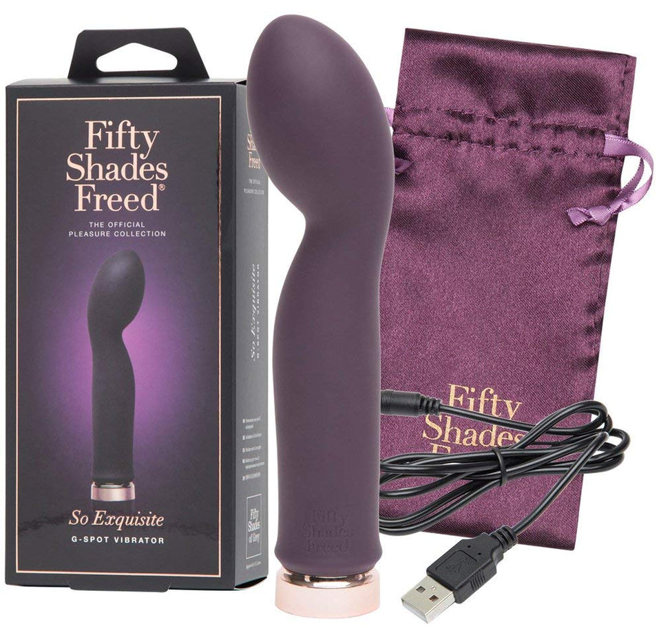 (D) Fifty Shades Freed So Exquisite Rechargeable G-Spot Vibrator