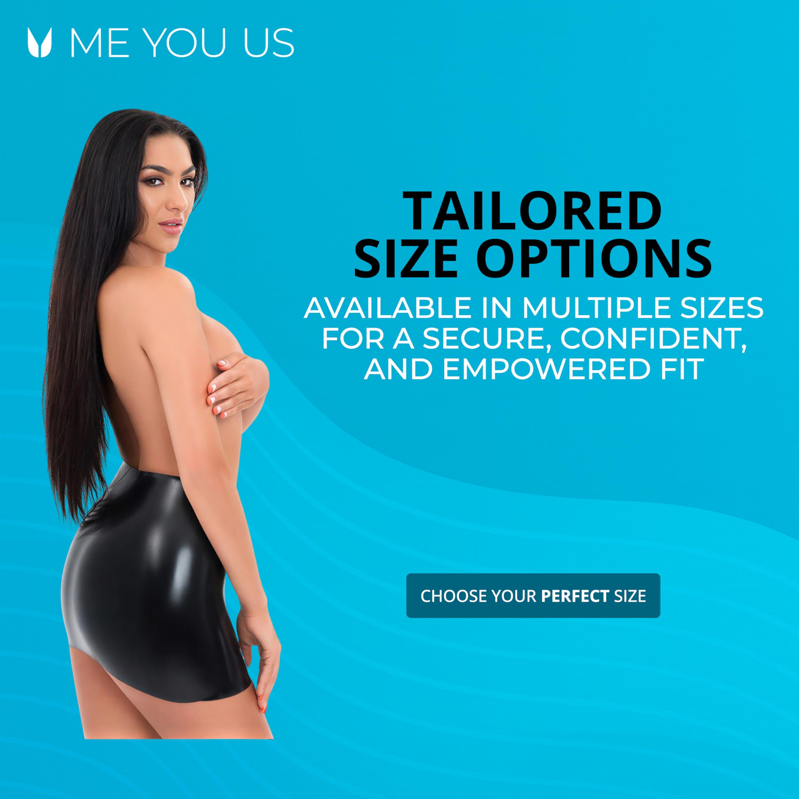 Me You Us Latex Mini Skirt Large