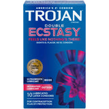 Trojan Double Ecstasy Condoms (10Pk)
