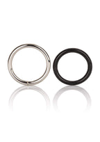 Calexotics Colt Ball Spreader Set     Silicone Male Enhancement Ring With Support Band     Sex Toys For Men     Black