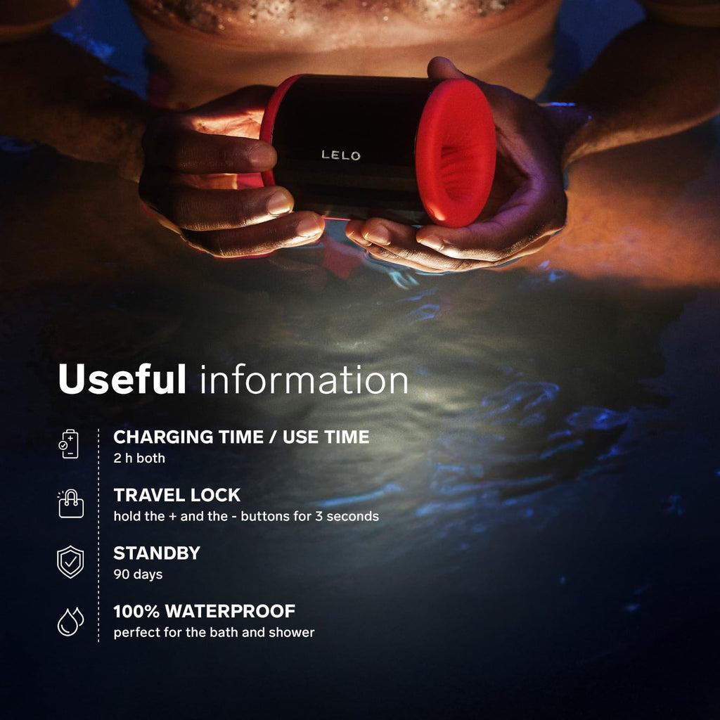 LELO F2S Massager & Stroker Red