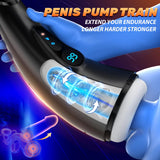 Adult Sex Toys Male Masturbator - APP Control Sex Toys for Men Penis Pump with 9 Sucking & 9 Vibrating, 3D Textured Sleeve Heati