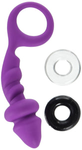 (D) Cloud 9 Curved Prostate Pl W/Bonus C Rings