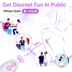 Adult Sex Toys for Women Sex Toy Pleasure - Wearable Thrusting Dildo with App&Remote Control Vibrators with 9 Powerful Strapless
