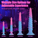 Anal Sex Toys Monster Dildo - 9.4 '' Long Butt Plug, Anal Toy for G-spot and Prostate Massager, Anal Plug with Strong Suction Cu