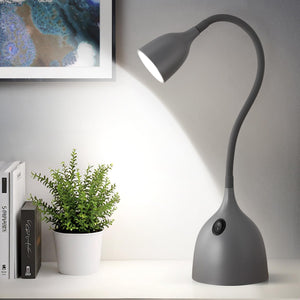 Ejiaxin Gooseneck Desk Lamp 360 Led Flexible Reading Light For Small Spaces Home Office Bedroom College Dorm Bookshelf Nightstan