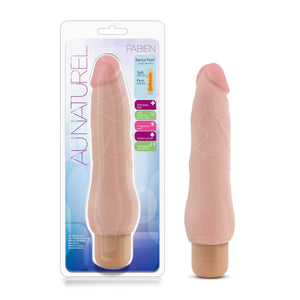 9 Sensa Feel Dual Density Vibrating Dildo - Realistic Veiny Long Vibrator - Sex Toy For Women - Sex Toy For Adults (Natural)