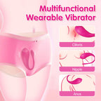Female Sex Toys Wearable Vibrator - Adult Toys Long Distance Bluetooth App Remote Control G Spot Vibrator More Than 9 Vibrations