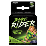 Bare Rider - Sensitive Thin - 3 Pack