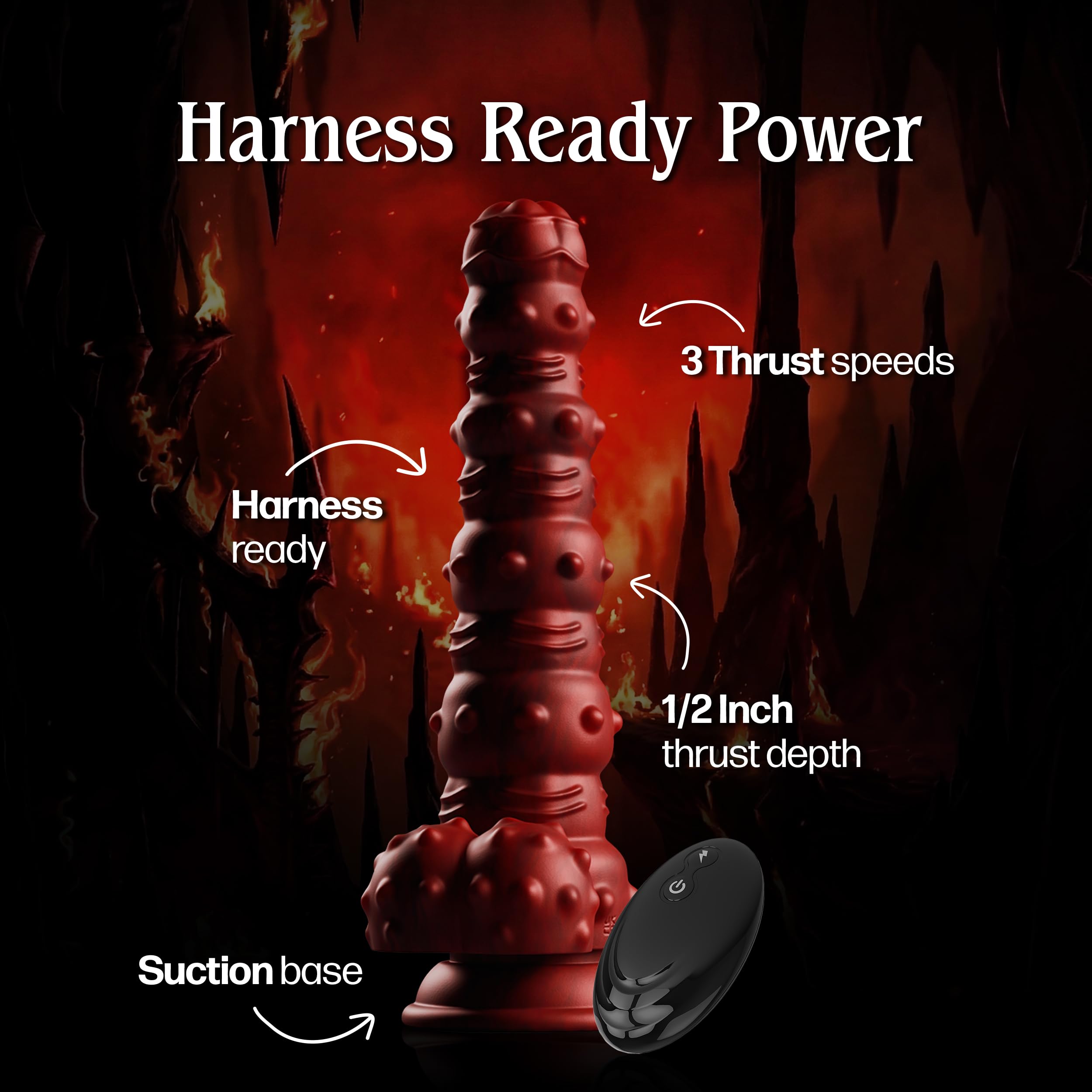 Tentra Rengol Studded Demon Thrust Red