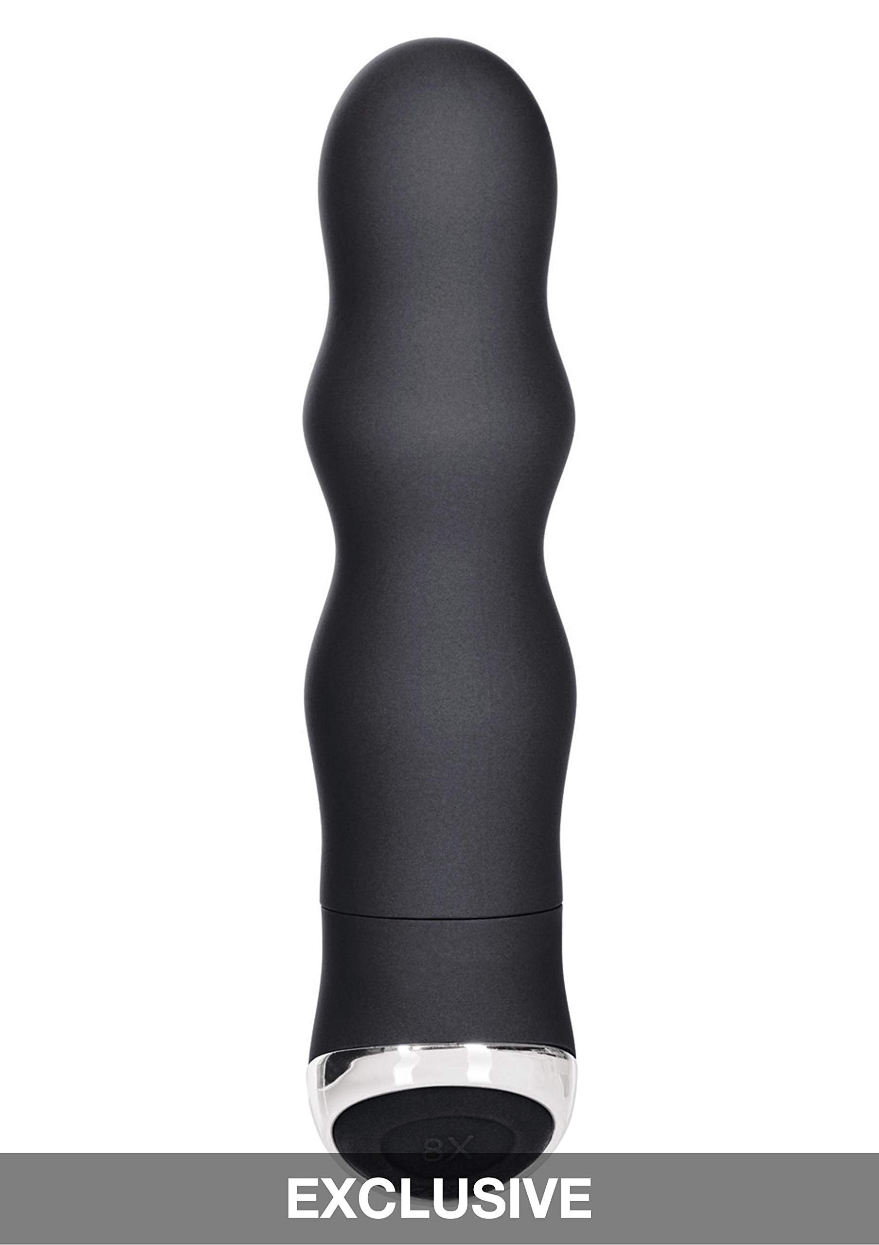 California Exotic Novelties 8-Function Classic Chic Wave Vibrator, Black