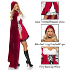 2 Pc Storybook Red Riding Hood - Med/Lge / Red/White
