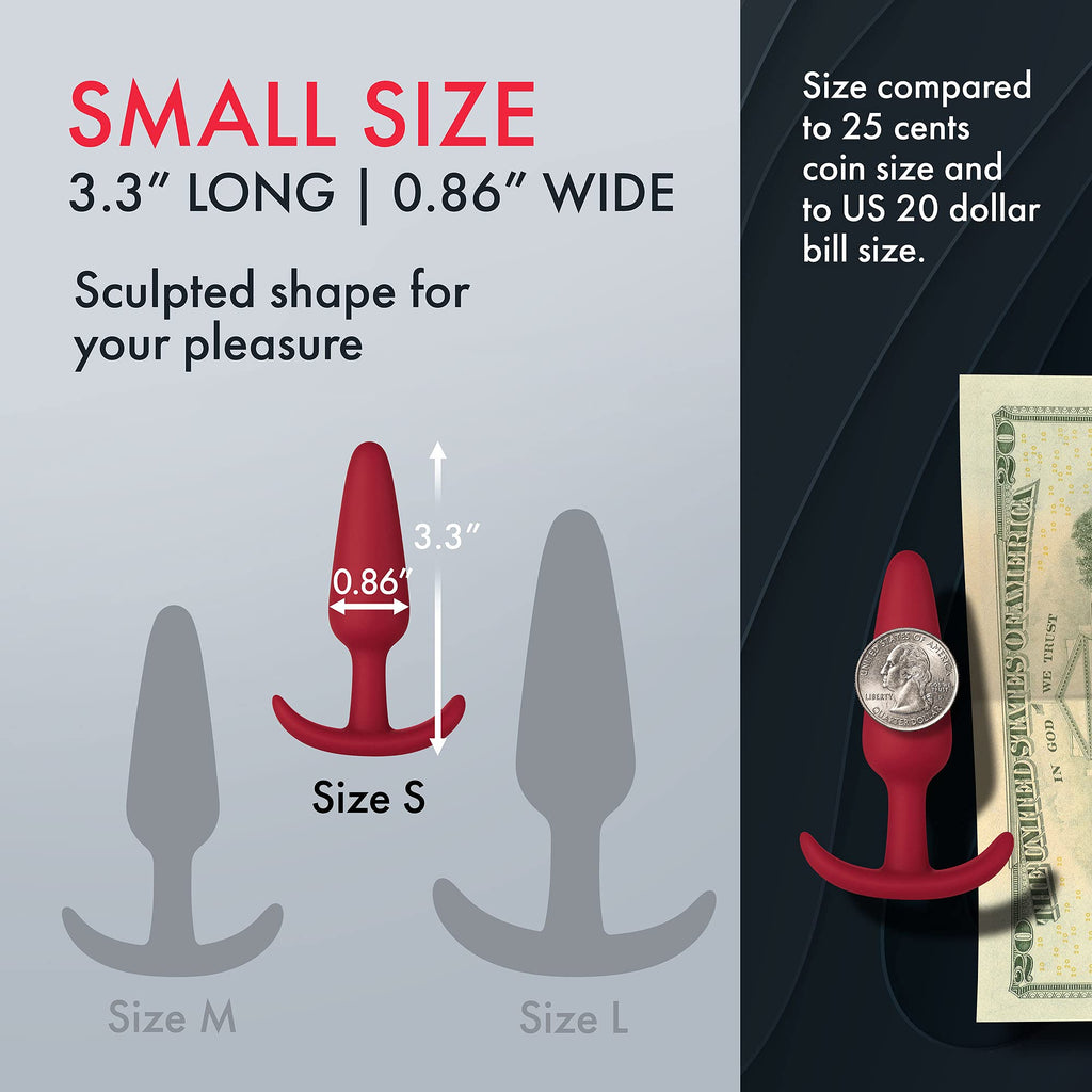 Forto F-31: 100% Silicone Plug Sm Red