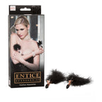 CalExotics Novelties Entice Feather Nipplettes, Gold
