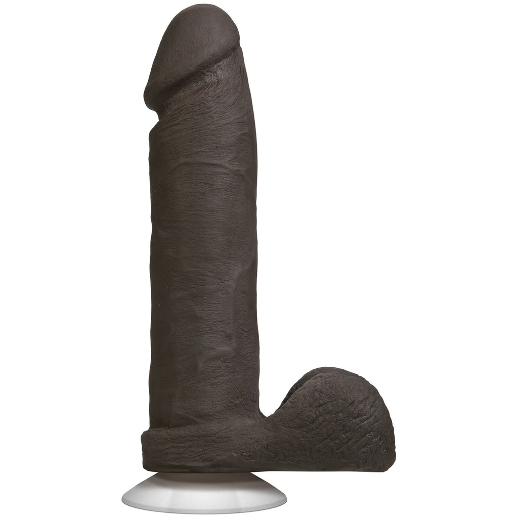Realistic Cock Ultraskyn Black 6In
