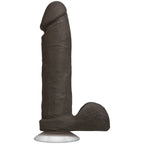 Realistic Cock Ultraskyn Black 6In