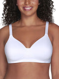 Vanity Fair womens Full Figure Beauty Back Smoothing (36c-42h) Bra, Wirefree - White, 34G US