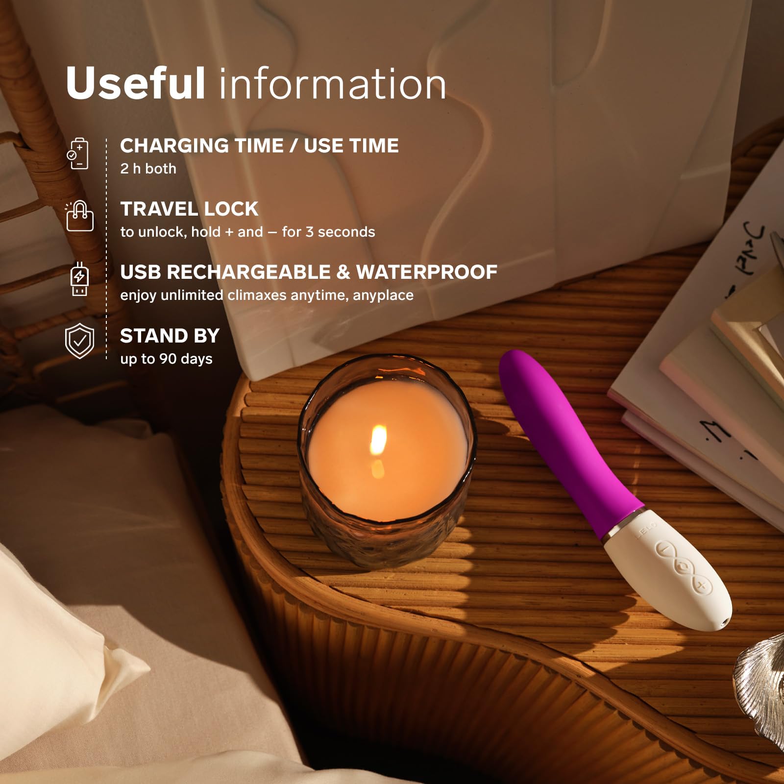 Lelo Liv 3 App G-Spot Vibrator Deep Rose