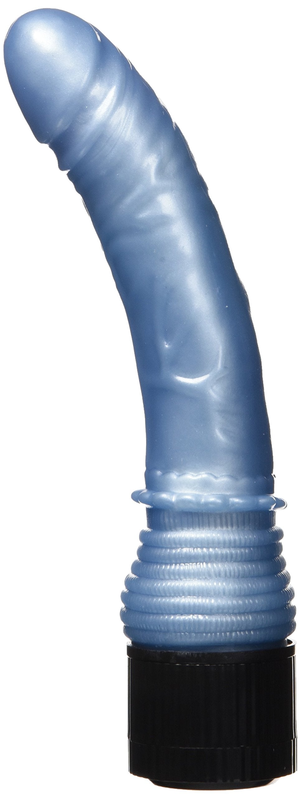 Golden Triangle Pearl Shine 7inch Waterproof Vibrator  Blue