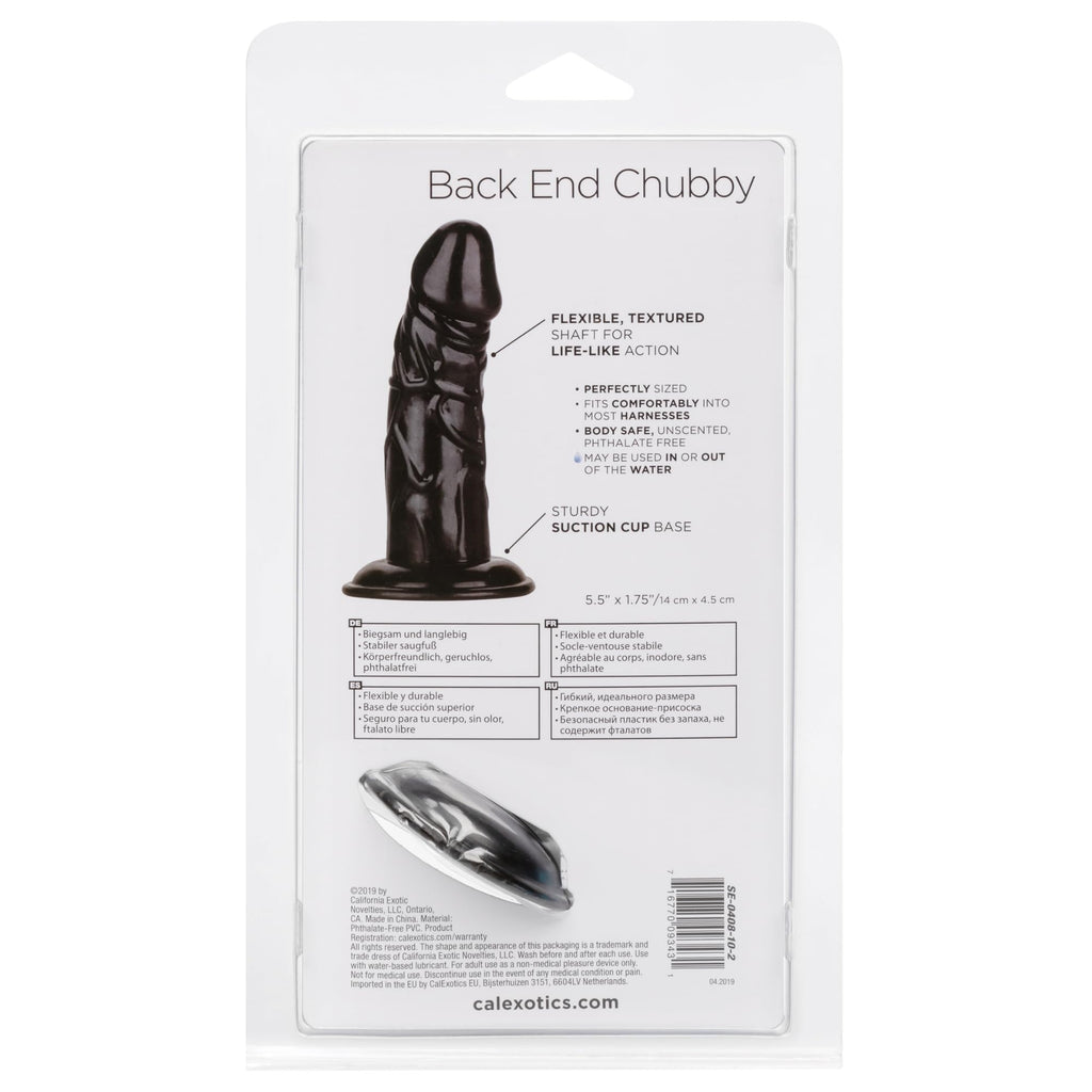 Calexotics Se-0408-10-2 Back End Chubby - Black