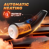 Adult Sex Toys Male Masturbator - APP Control Sex Toys for Men Penis Pump with 9 Sucking & 9 Vibrating, 3D Textured Sleeve Heati