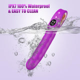 Sex Toys Thrusting Vibrator, G Spot Vibrator Clitoral Vibrators Hollow Handle with Powerful 7 Thrusting & 7 Vibrating Modes, Ana