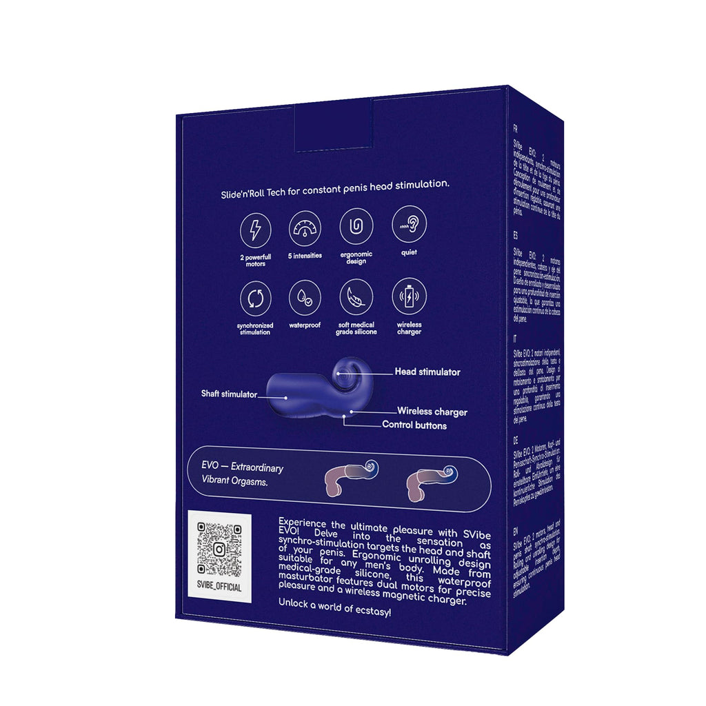 Snail Vibe Evo Rechargeable Mastur Nvy