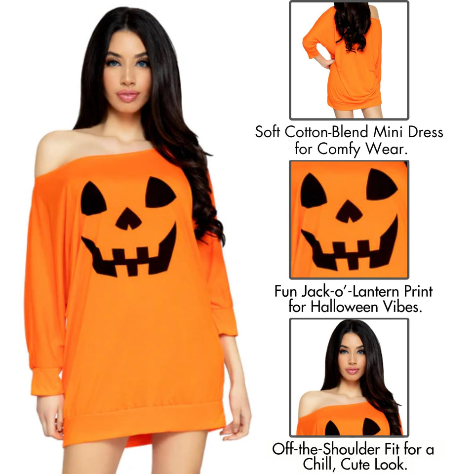 Jersey Pumpkin Dress Sml/Med O